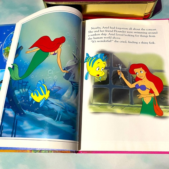 DISNEY’S THE LITTLE MERMAID VTG 2002 A READ ALOUD BOOK HARDCOVER 65 Pages - Picture 5 of 16